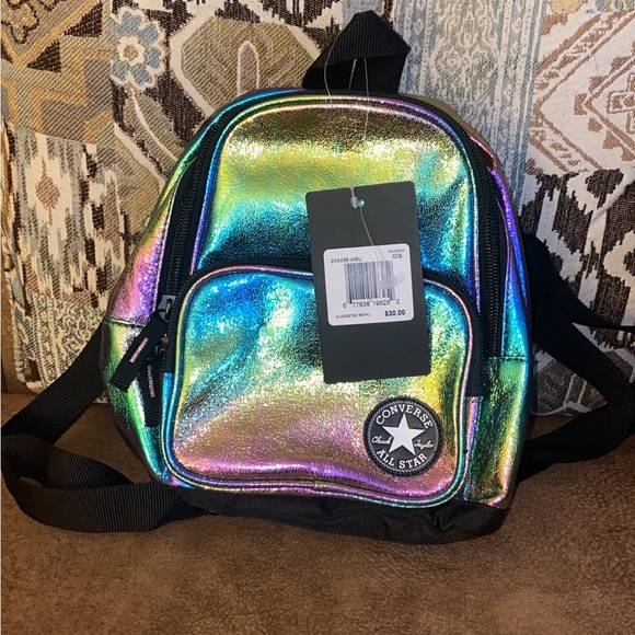 Converse All Star ⭐️ Chuck Taylor Mini backpack holographic color - Picture 4 of 10